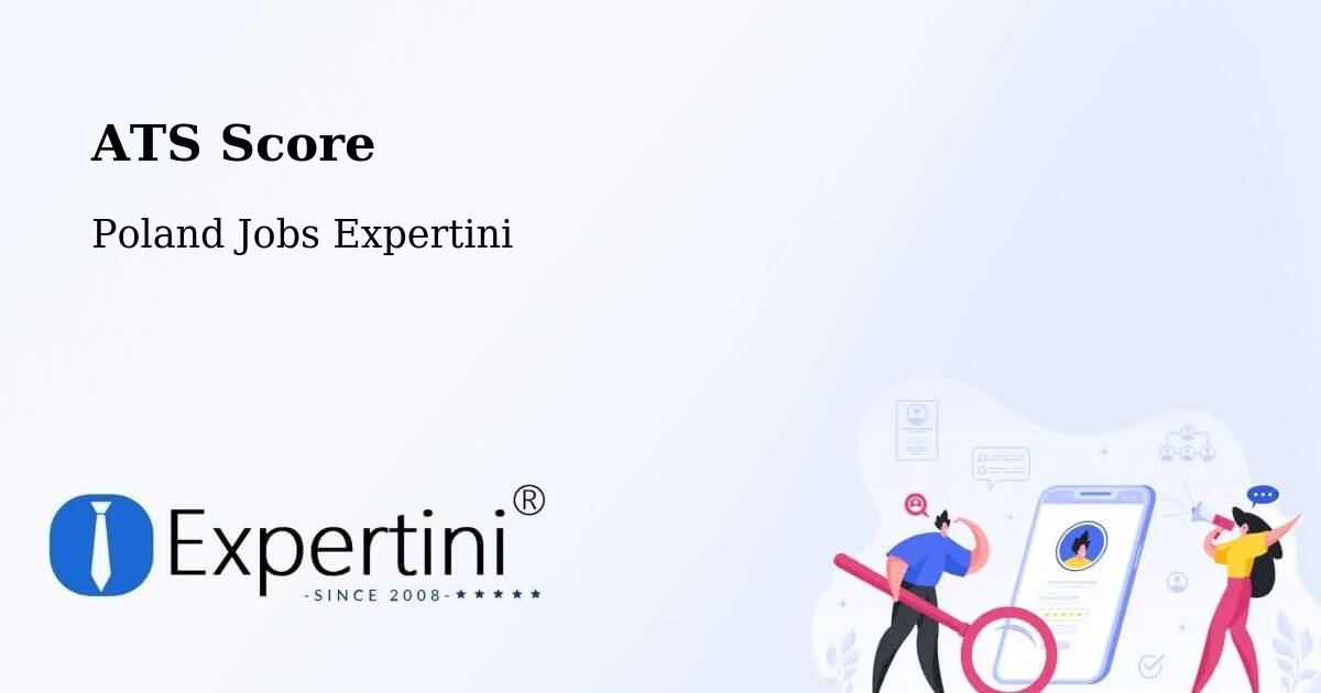 Resume ATS Score & Job Description Match Tool – Chybie - Poland Jobs Expertini
