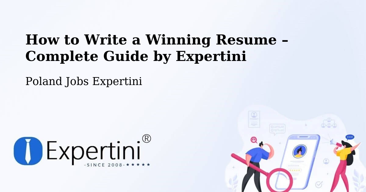 Resume Writing Guide for Job Seekers – Chybie - Chybie, Poland Jobs Expertini